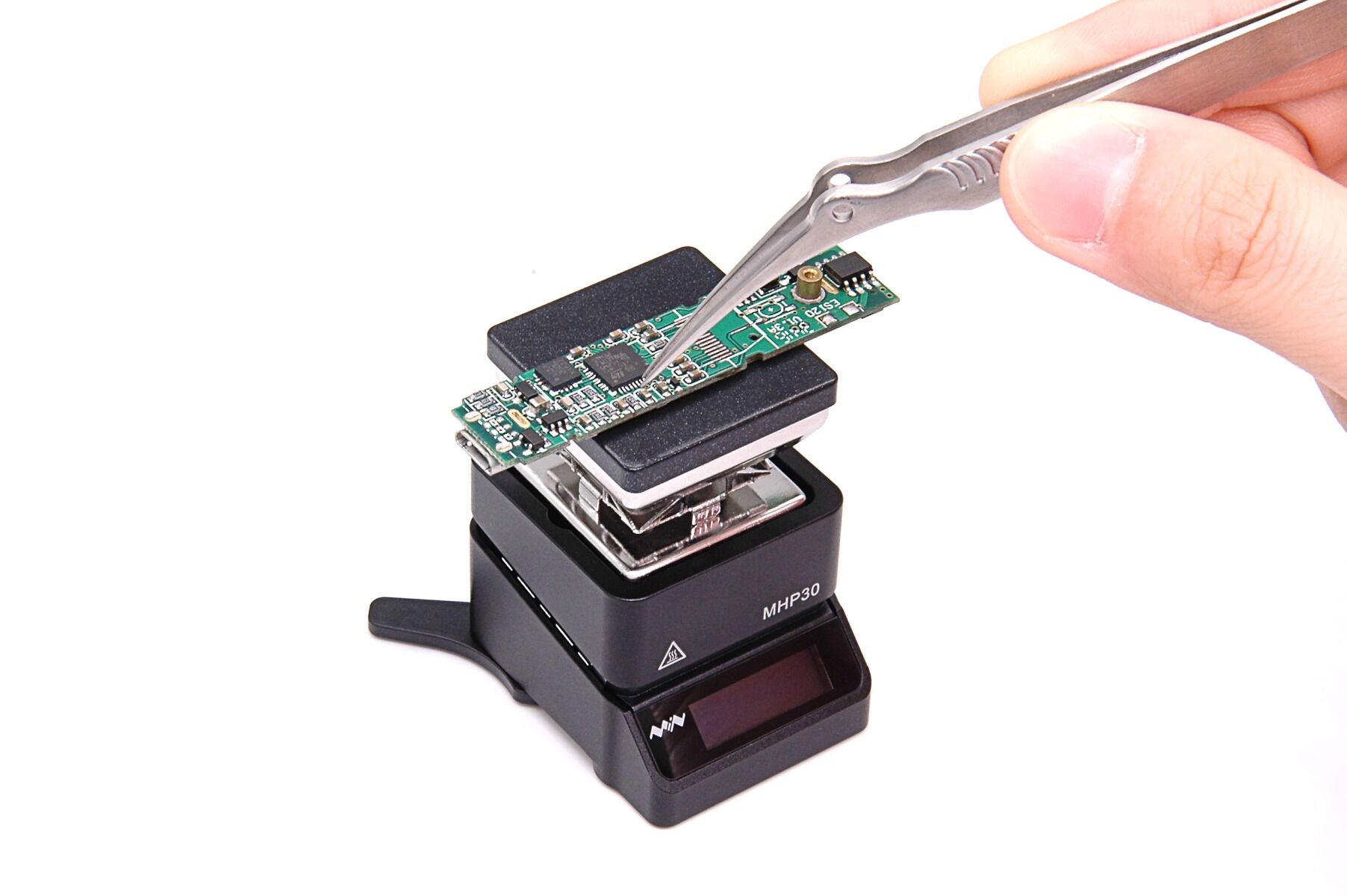 Mini Hot Plate Preheater - MHP30 with PD power adapter - for preheating, desoldering PCB and components - Image 10