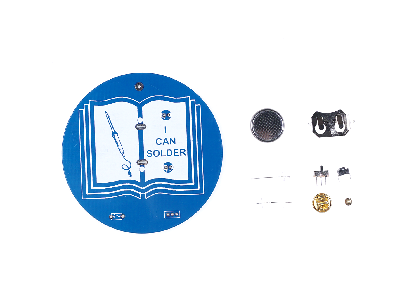 "I Can Solder" Badge kit - Image 2