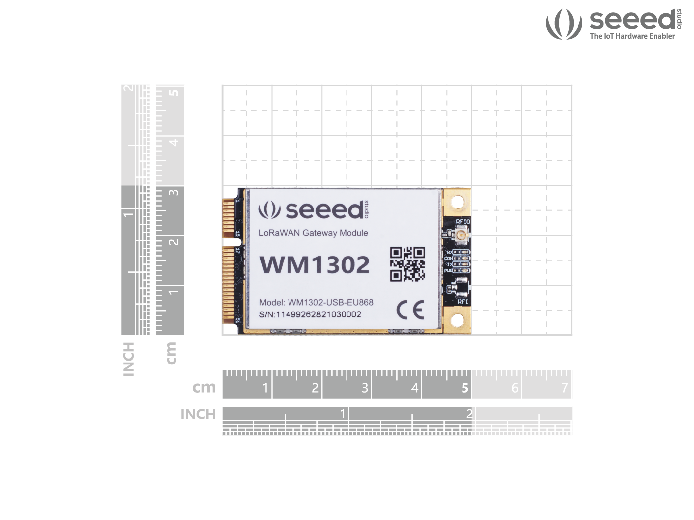 Wio-WM1302 LoRaWAN Gateway Module (USB) - US915, based on LoRa Concentrator Semtech SX1302 - Image 4