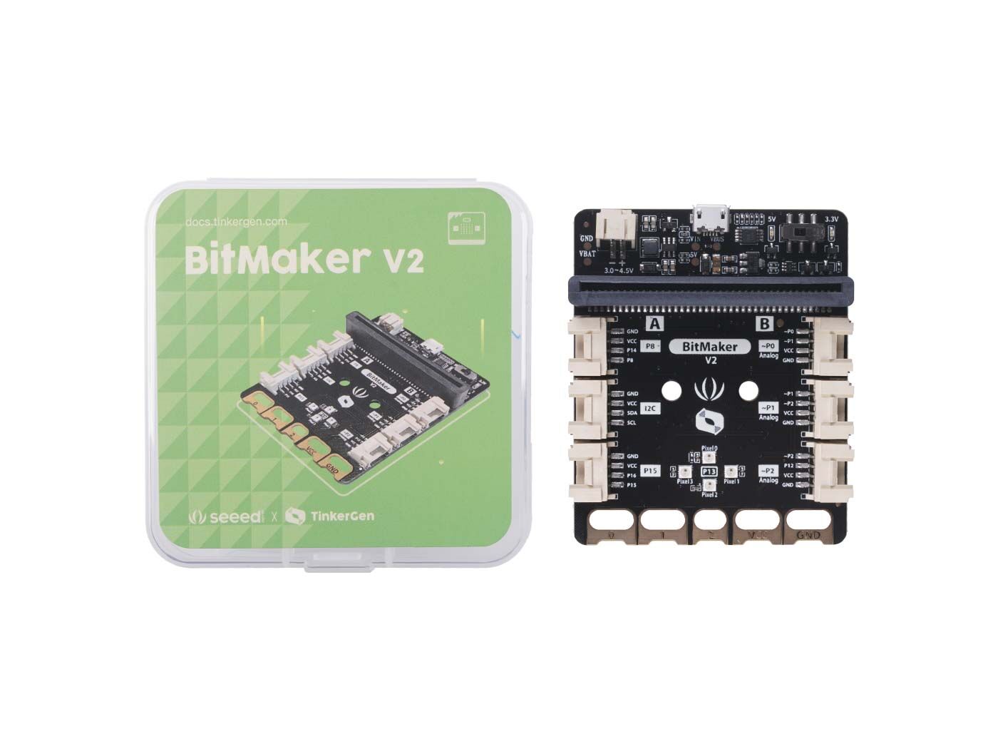 BitMaker_V2 - JST 2.0 battery connector & 6 Grove connectors - Image 5