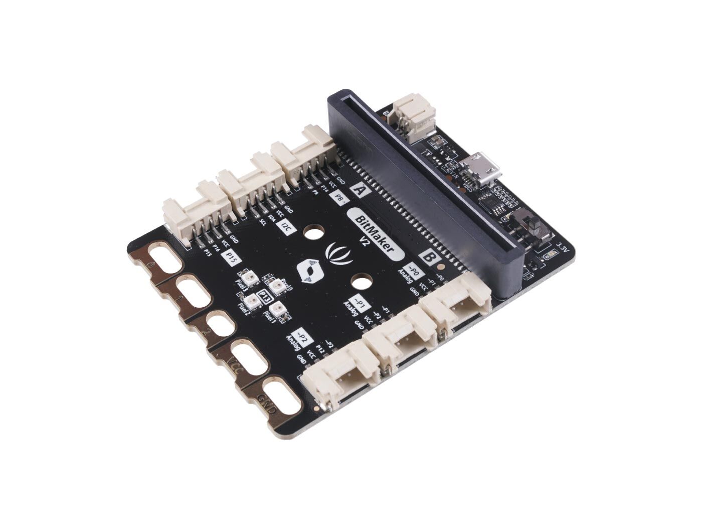 BitMaker_V2 - JST 2.0 battery connector & 6 Grove connectors - Image 3