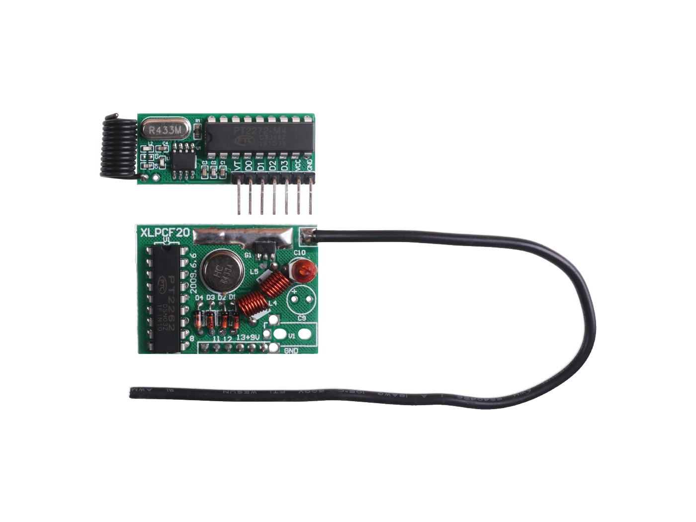 RF Transmitter and Receiver Link Kit - 433MHz - Image 2