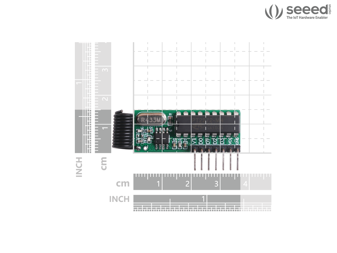 RF Transmitter and Receiver Link Kit - 433MHz - Image 5