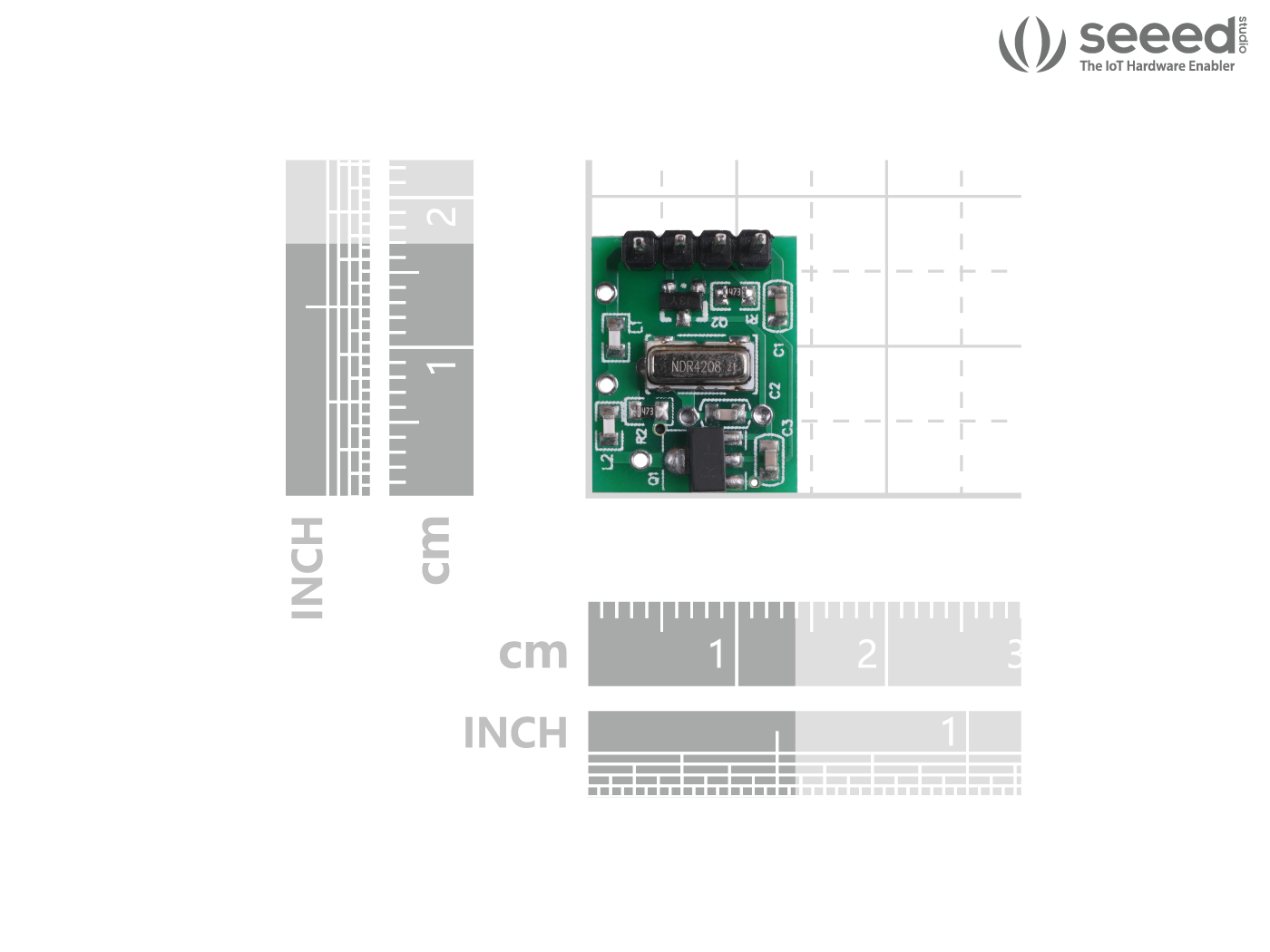 Superheterodyne wireless transceiver module-433MHz - Image 4