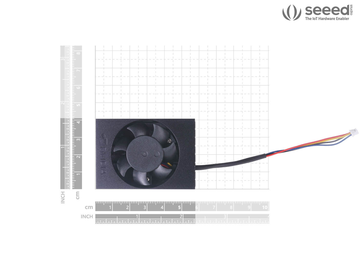 Aluminum Heatsink with bigger Fan for Jetson Xavier NX Module with Long Cable - Image 6