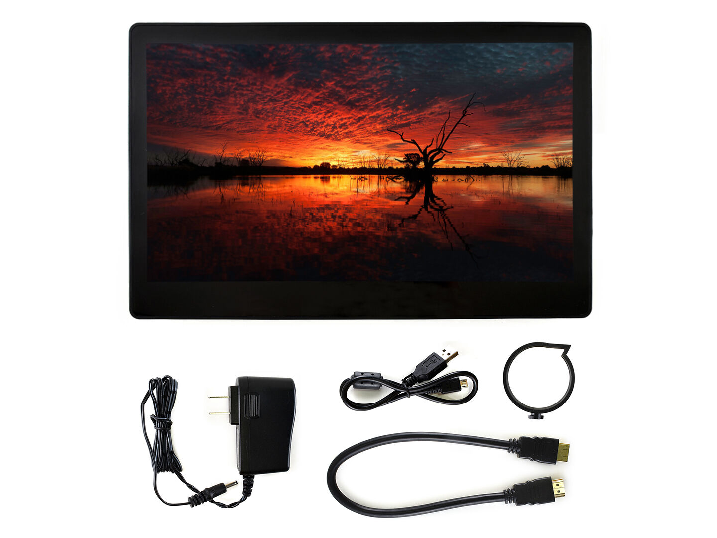 11.6inch HDMI LCD (H) (with case), 1920*1080, IPS, Capacitive touch, Support Raspberry Pi 4 - Image 5