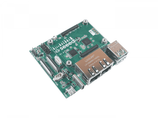 Dual Gigabit Ethernet NICs Carrier Board with Raspberry Pi Compute Module 4 - 2GB RAM, 2.4/5.0GHz Wi-Fi & Bluetooth 5.0 - Image 2