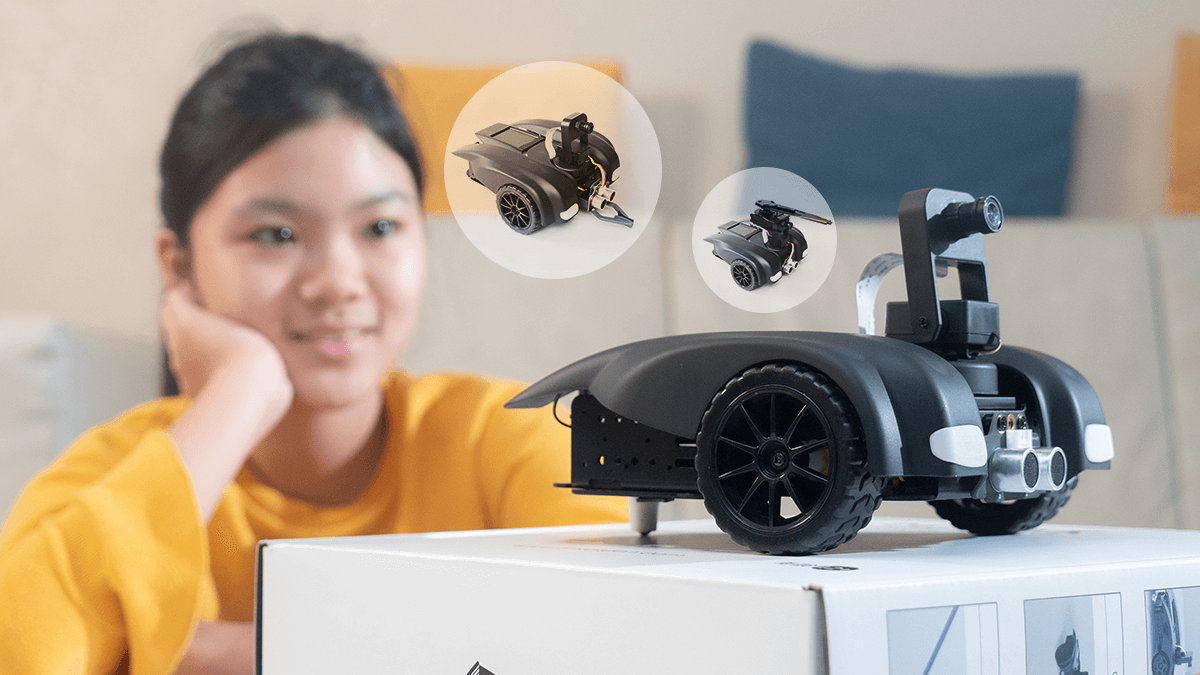 M.A.R.K. - Make A Robot Kit - Smart AI Robot Kit for Learning Programming & Artificial Intelligence, Supports Graphical Programming & Micropython, Rich Free Course Materials Available, Ideal for STEM Education with Free Course - Image 7