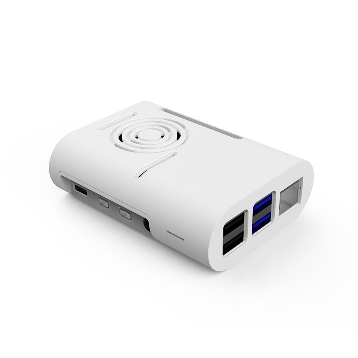 ABS Enclosure White Case for Raspberry Pi 4 B