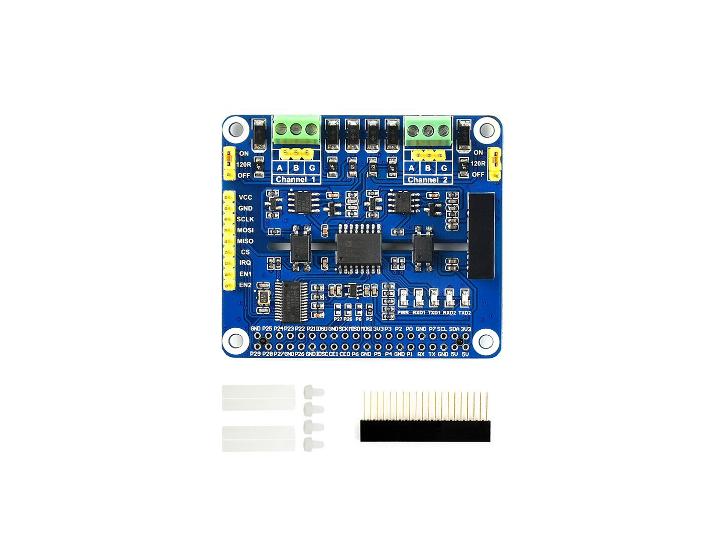 2-Channel Isolated RS485 Expansion HAT for Raspberry Pi - Image 5