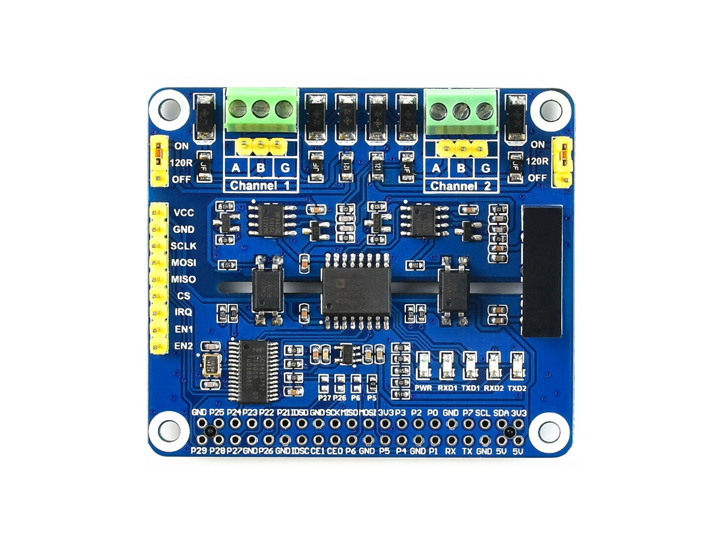 2-Channel Isolated RS485 Expansion HAT for Raspberry Pi - Image 3