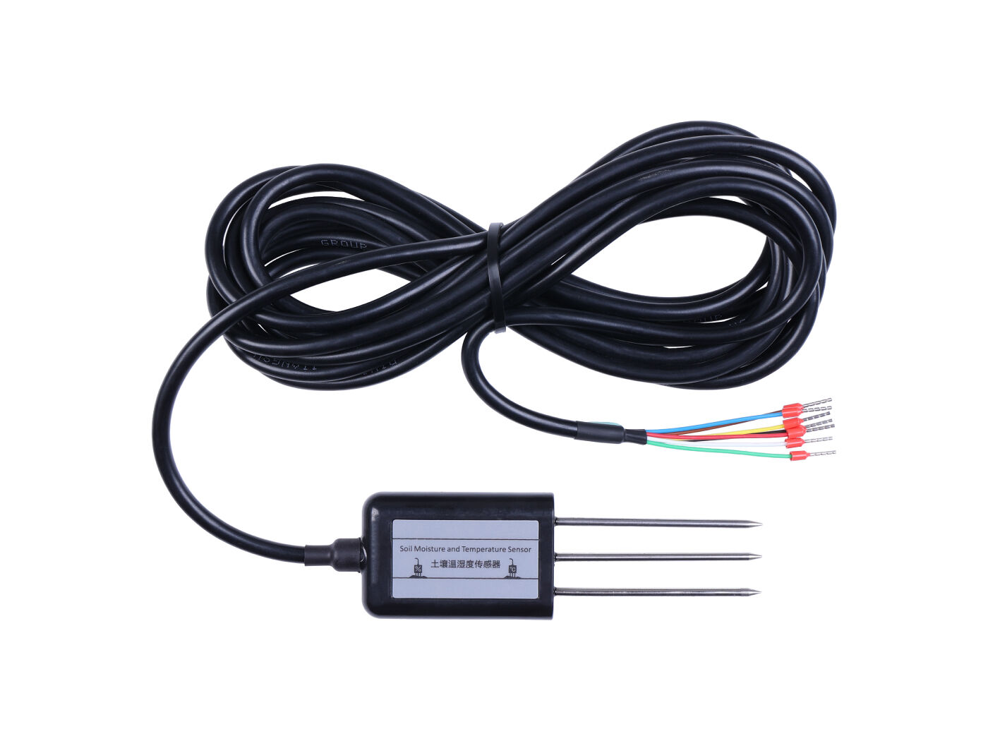 Industrial Soil Moisture & Temperature Sensor MODBUS-RTU RS485, 0-2V Analog Voltage (S-Soil MT-02A) - Image 2