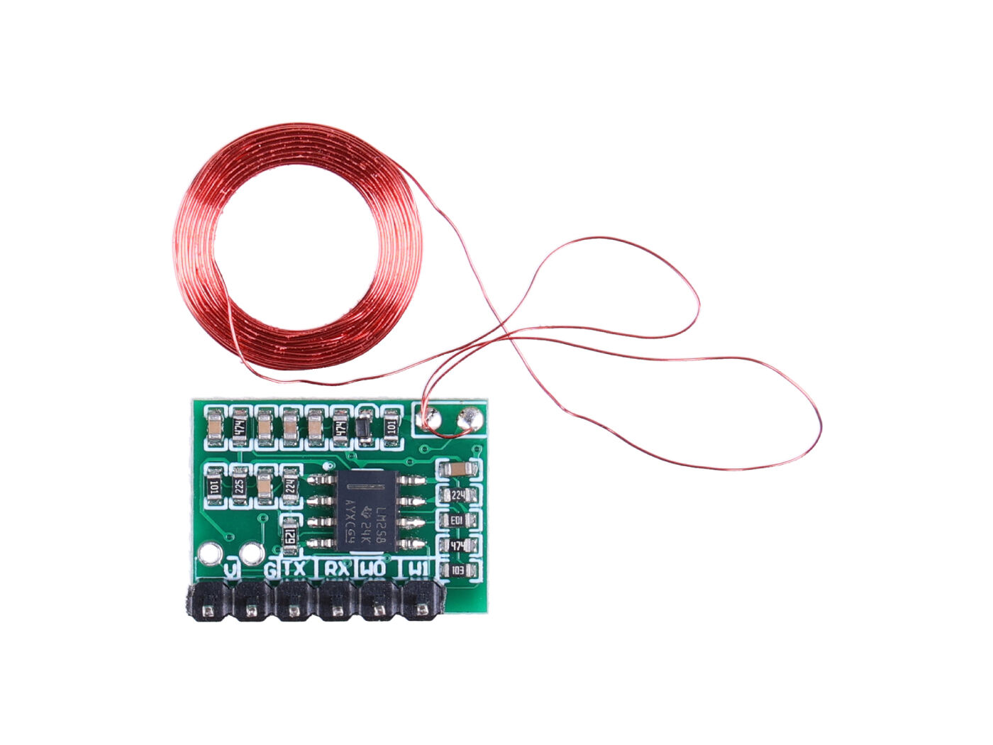 Mini 125Khz RFID Module - Pre-Soldered Antenna (35mm Reading Distance) - Image 2
