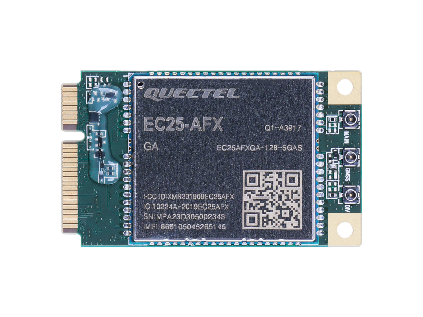 LTE Cat 4 EC25-AFXGA-mini-PCIe - 2G/3G/4G communication, built-in multiple GNSS, North American operators - Image 2