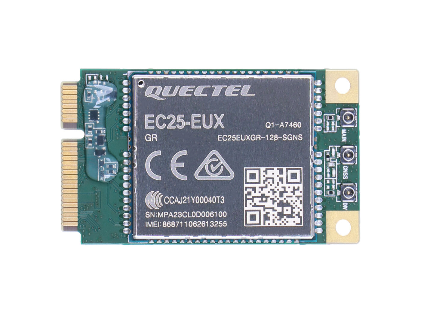 LTE Cat 4 EC25-EUX-mini-PCIe - 2G/3G/4G communication, built-in multiple GNSS, EMEA and Thai operators supported - Image 2