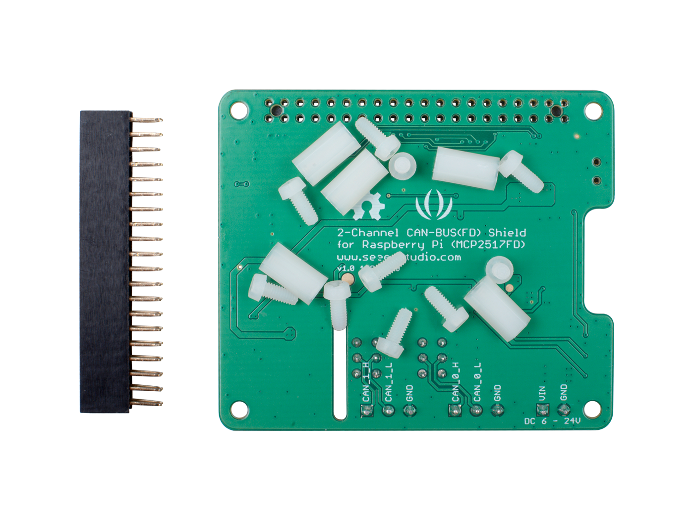 2-Channel CAN-BUS(FD) Shield for Raspberry Pi - Image 2