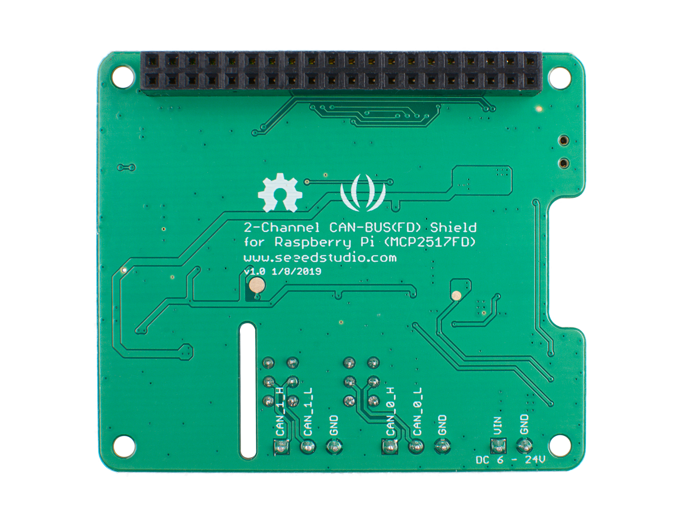 2-Channel CAN-BUS(FD) Shield for Raspberry Pi - Image 3