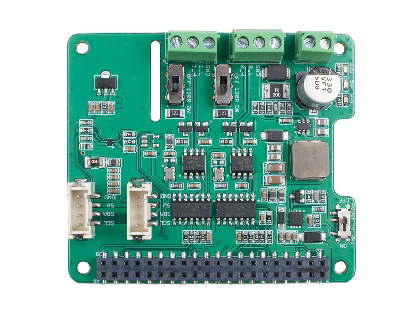 2-Channel CAN-BUS(FD) Shield for Raspberry Pi - Image 4