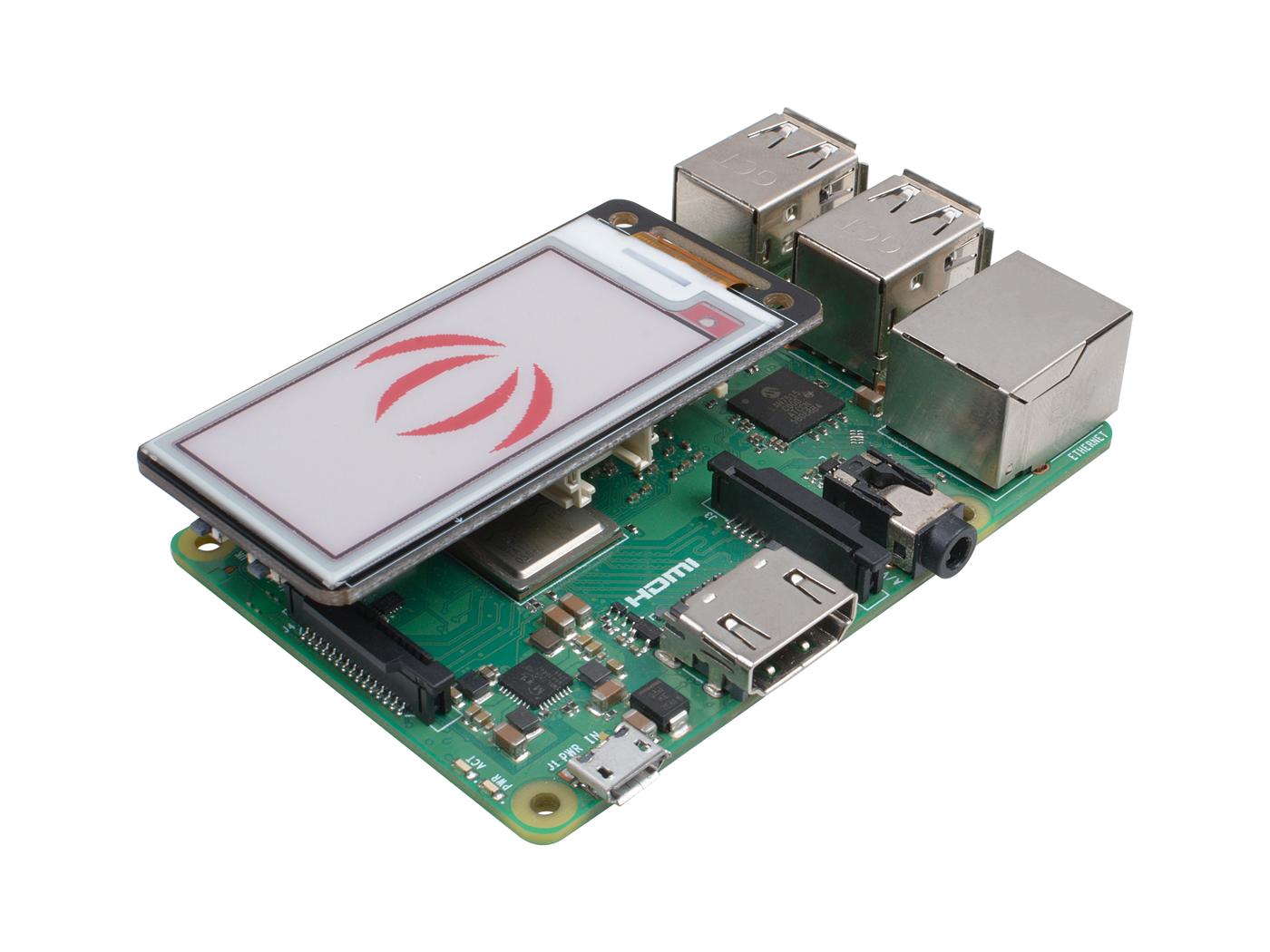 2.13'' Triple-Color E-Ink Display for Raspberry Pi - Image 5