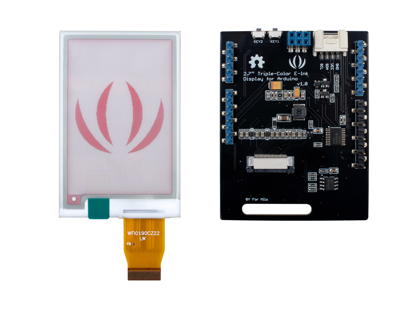 2.7'' Triple-Color E-Ink Shield for Arduino - Image 2