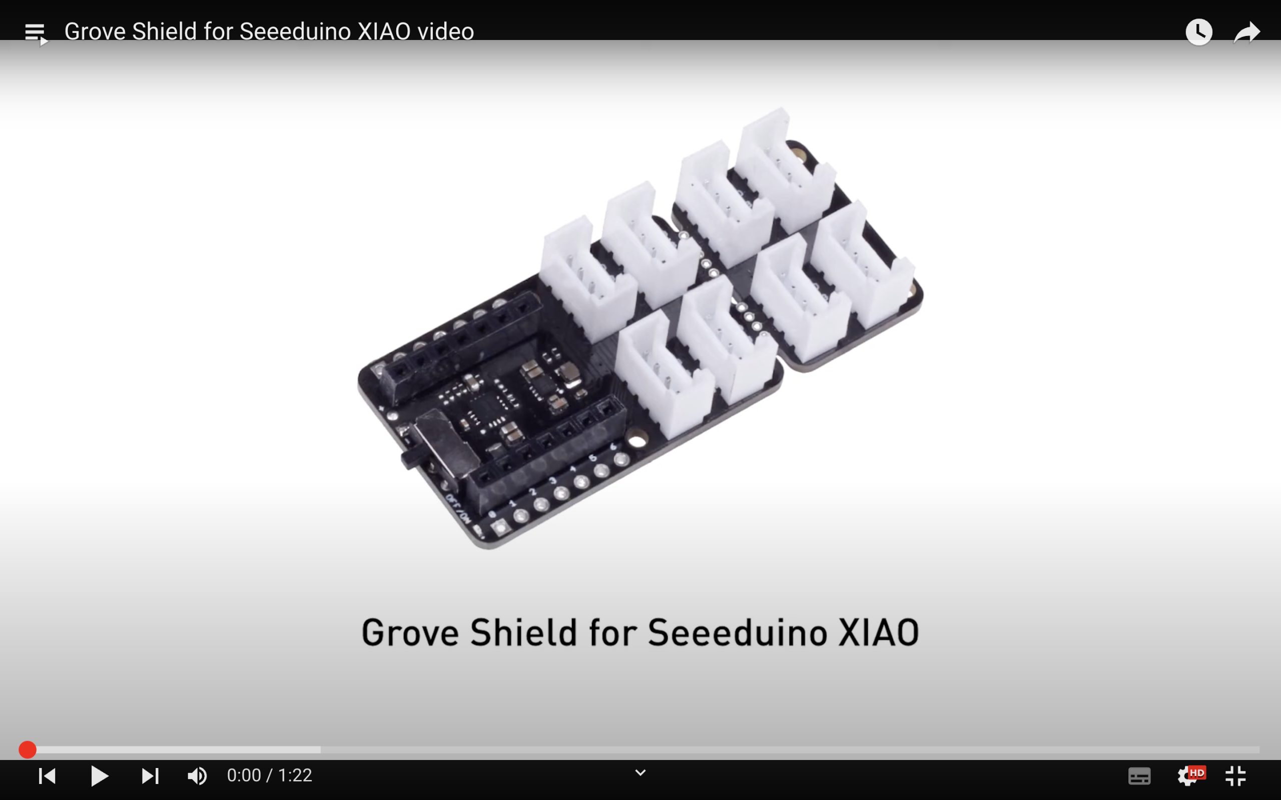Seeed Studio Grove XIAO için Temel - gömülü batarya yönetim çipi ile