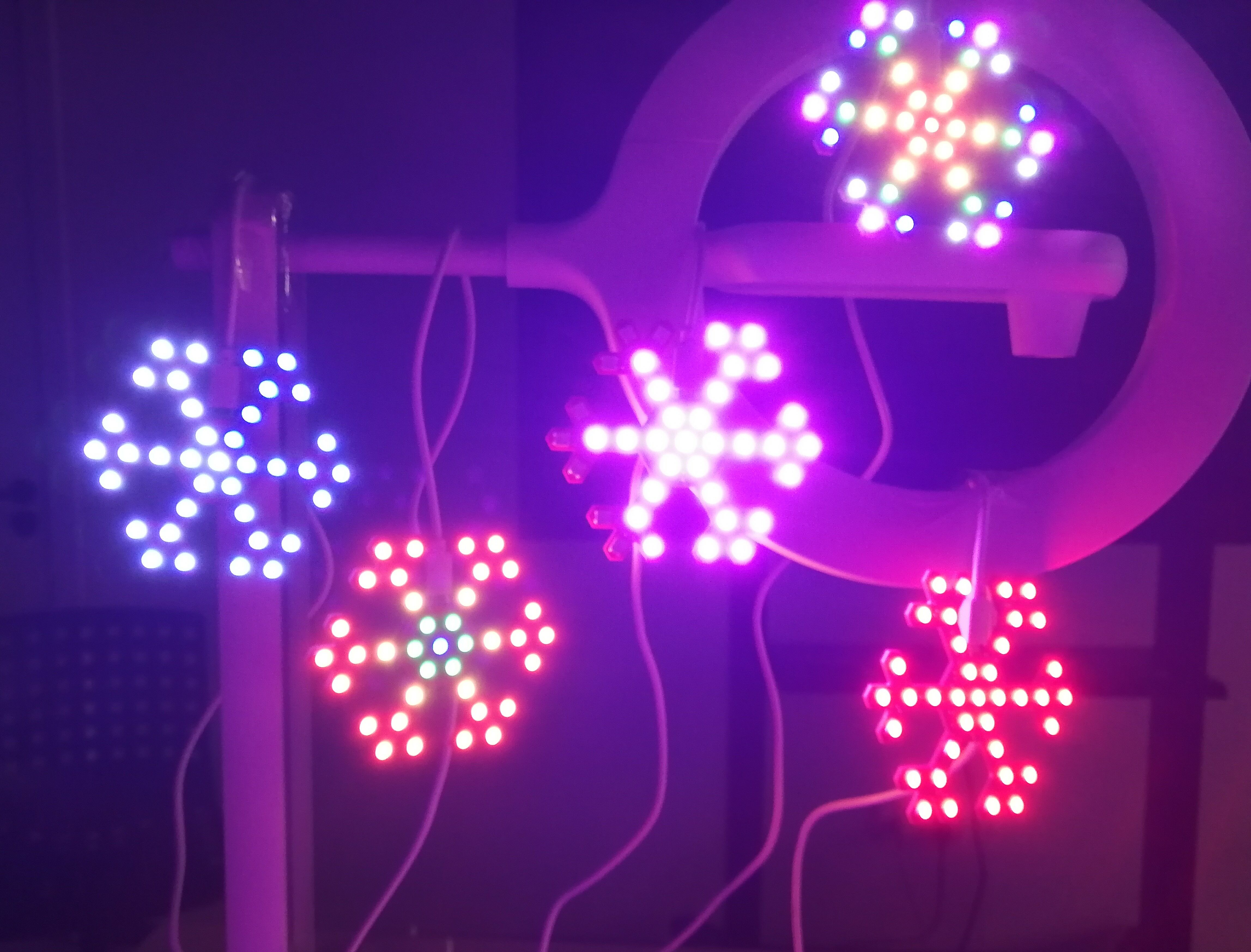 Programmable LED Snowflake Board for Christmas - Image 2