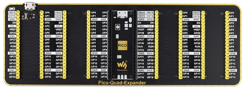 Quad GPIO Expander for Raspberry Pi Pico - Image 4