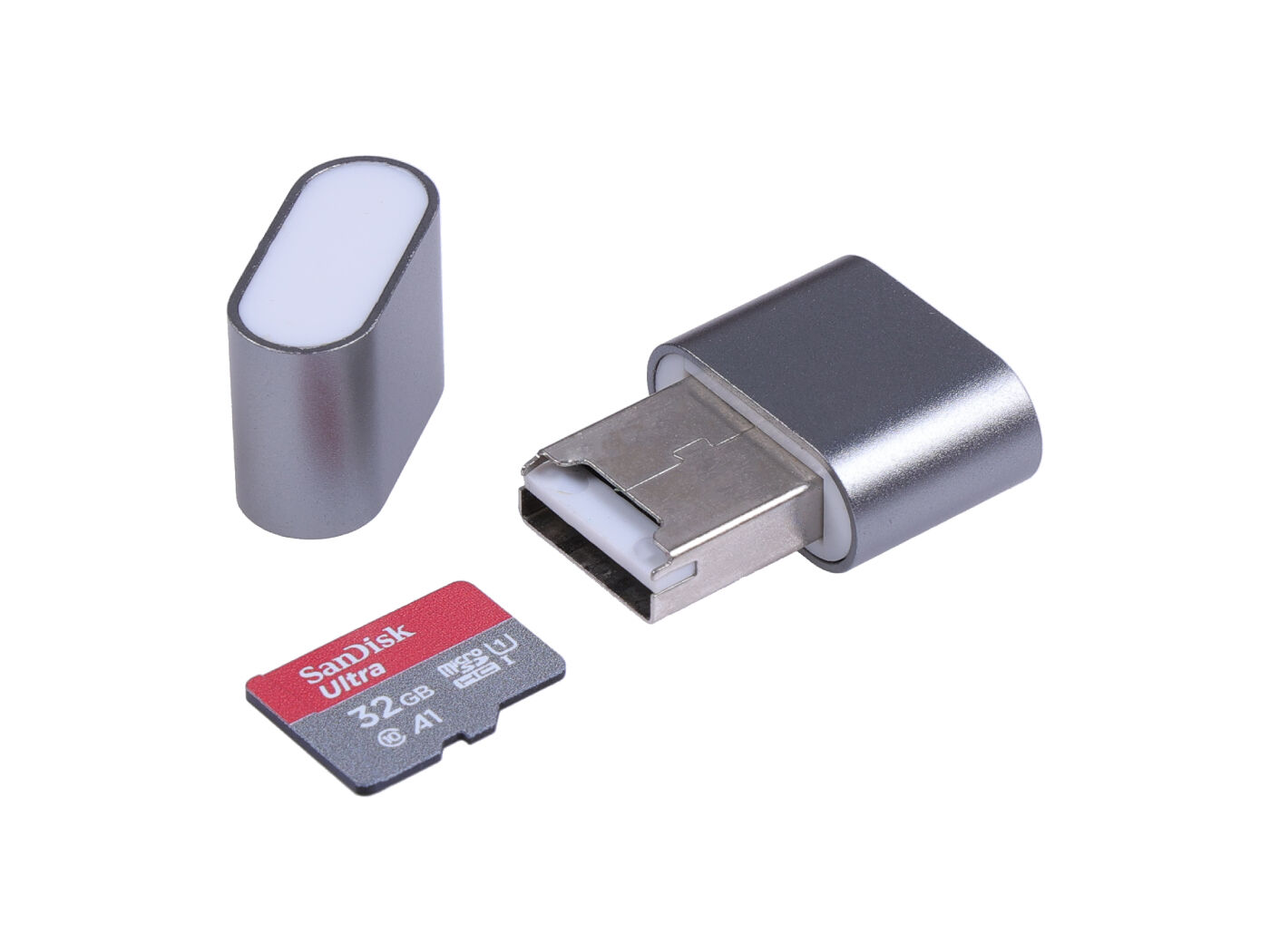 Micro SD Card Tool Kit - 32GB SanDisk SD card, SD card reader, Type-C to Type-A function module, 20cm Type-C to Type-A data cable - Image 3