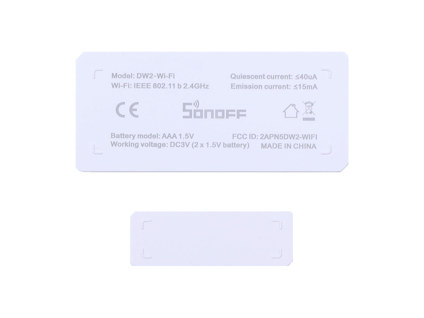 Sonoff DW2-WiFi Wireless Smart Door/Window Sensor, Smart home, Bluetooth pairing - Image 3