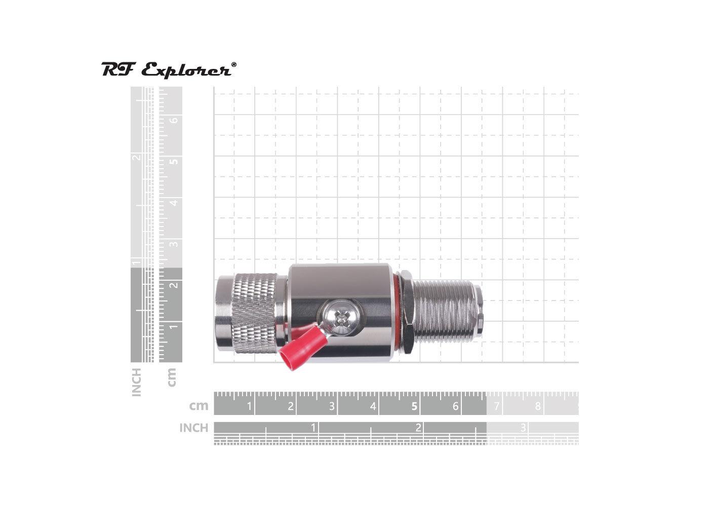 RF Explorer RFEA-1 Harici Yıldırım Tutucu; 3GHz; N Erkek/Kadın Konnektör - Görsel 5