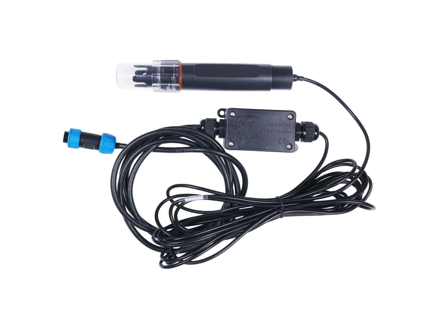 Industrial pH Sensor MODBUS-RTU RS485 & 0-2V Analog Voltage (S-pH-01B), with waterproof aviation connector