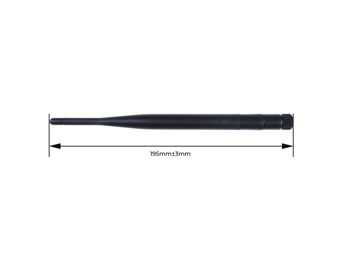2.8dBi Long Range Antenna - SMA male - 868MHz - 195mm - Image 2