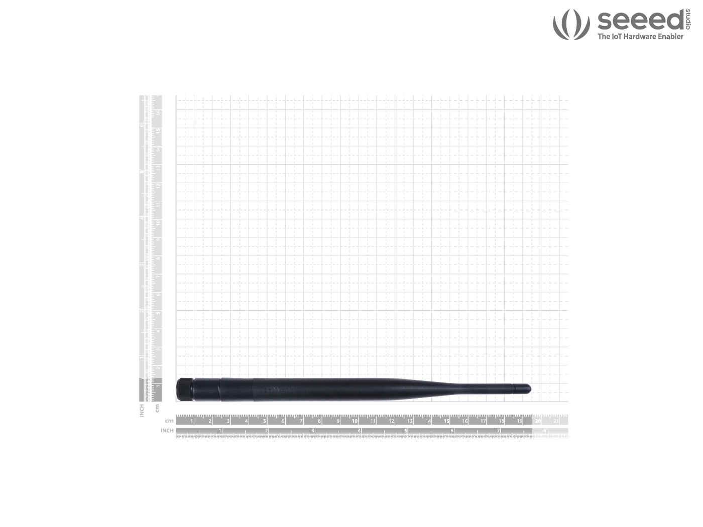 2.8dBi Long Range Antenna - SMA male - 868MHz - 195mm - Image 4