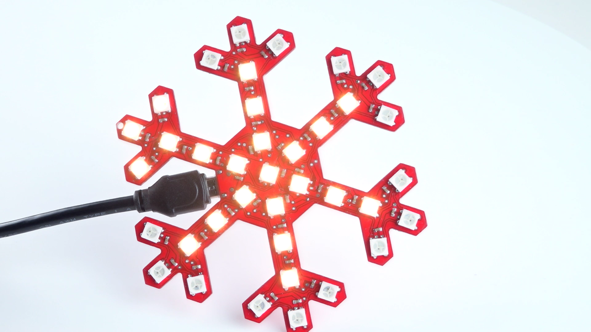 Programmable LED Snowflake Board for Christmas - Image 3