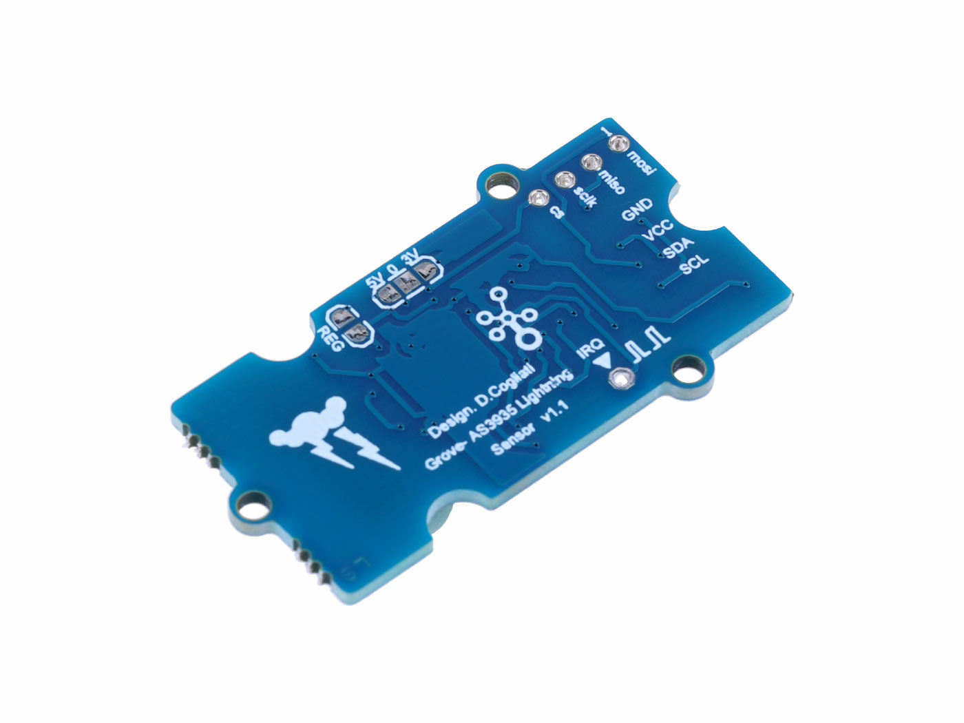 Grove - Lightning Sensor (AS3935) - up to 40km range, programmable parameters, I2C, SPI, support 3.3V and 5.0V power supply - Image 4
