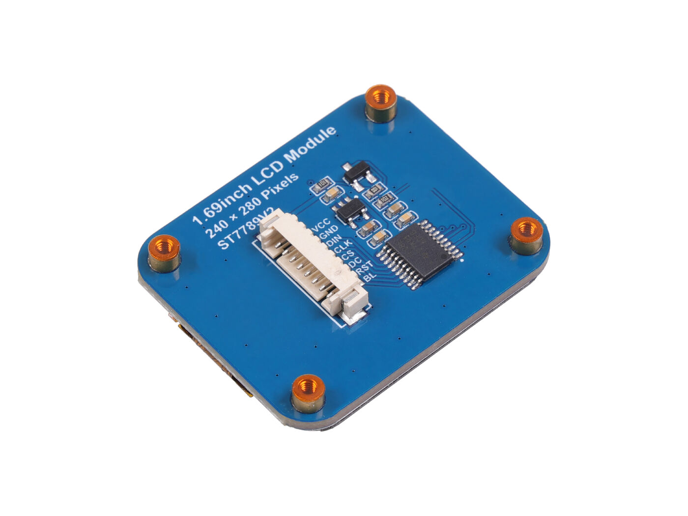 1.69inch LCD Display Module, 240×280 Resolution, SPI Interface, IPS, 262K Colors, support Raspberry Pi, Arduino, STM32 - Image 4