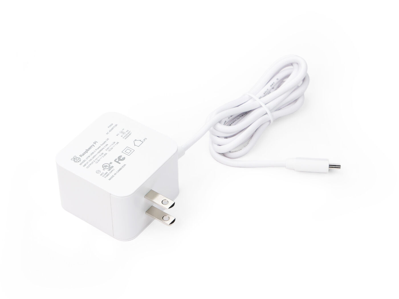 27W USB-C PD Power Supply White - US Version - Image 4