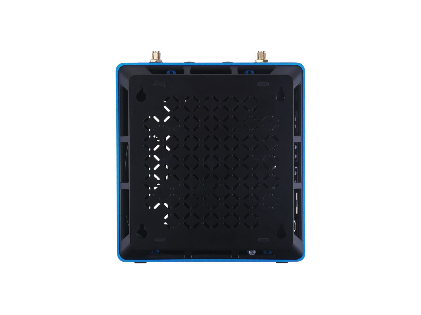 Jetson SUB Mini PC V2 - Blue with Jetson Xavier NX module, Aluminum case with cooling fan, 128GB SSD, WiFi, Antennas and pre-installed JetPack System - Image 4