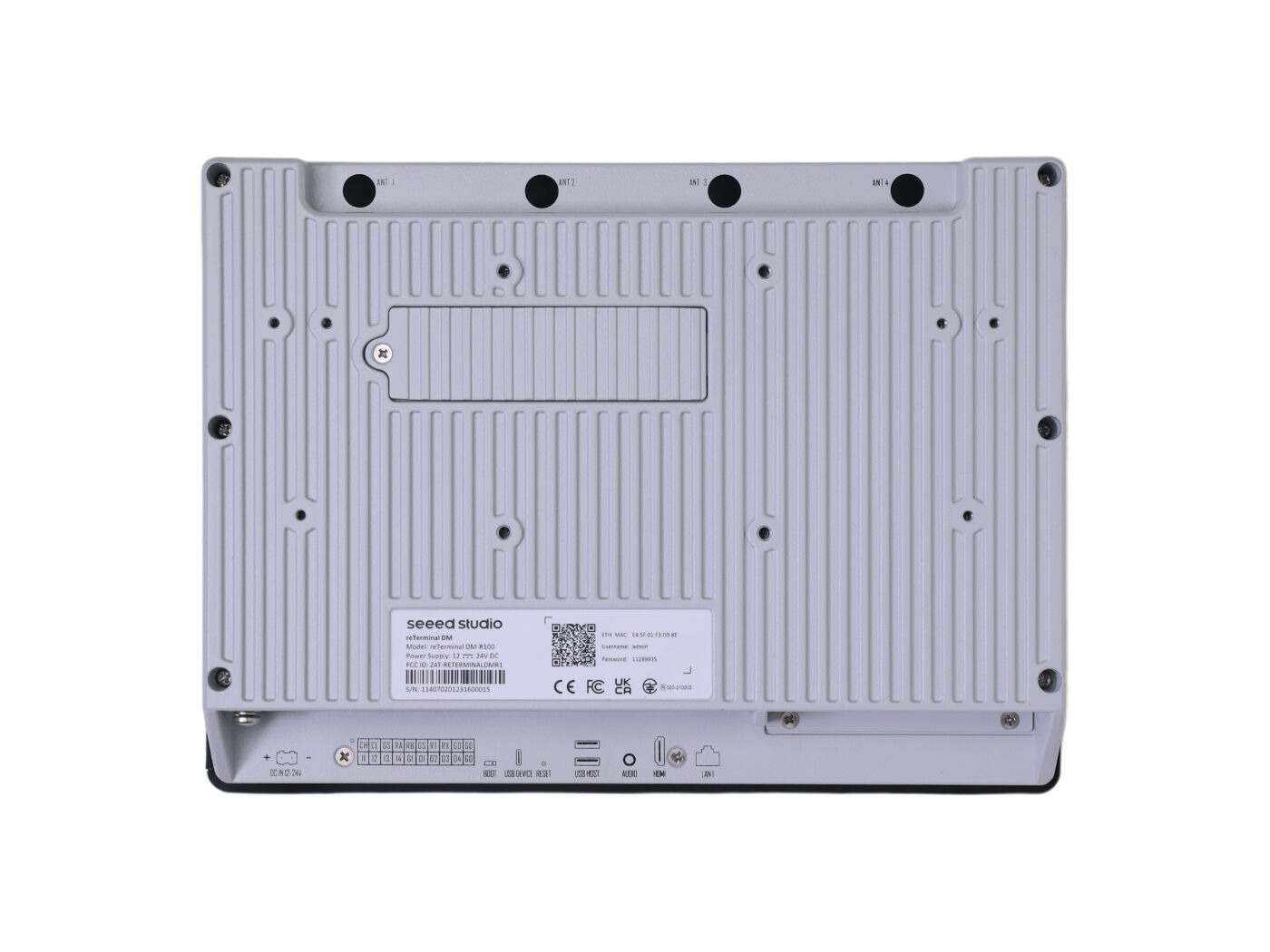 reTerminal DM - 10.1'' HMI| CM4108032 | Raspberry Pi Rugged Panel PC | Panel Controller | with Camera & PoE - Image 4