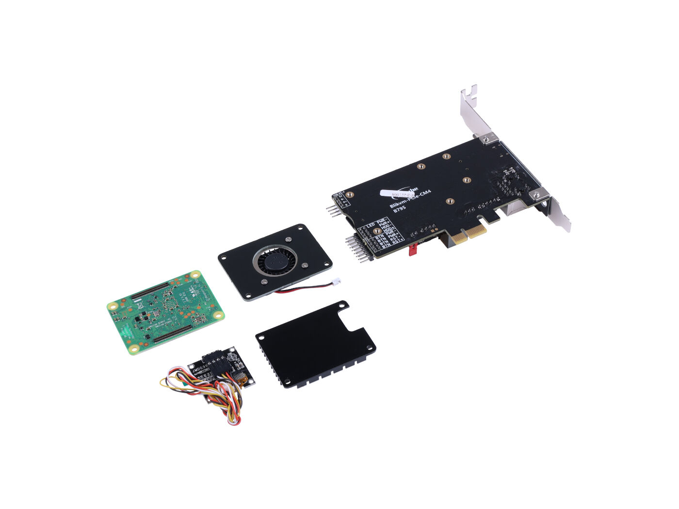 BliKVM Plug-n-Play PCIe- Raspberry Pi CM4, KVM-over-IP, CM4102000 included, easy-to-use, 1920×1080@60Hz Video Output, OLED display, Support both PoE and USB - Image 4