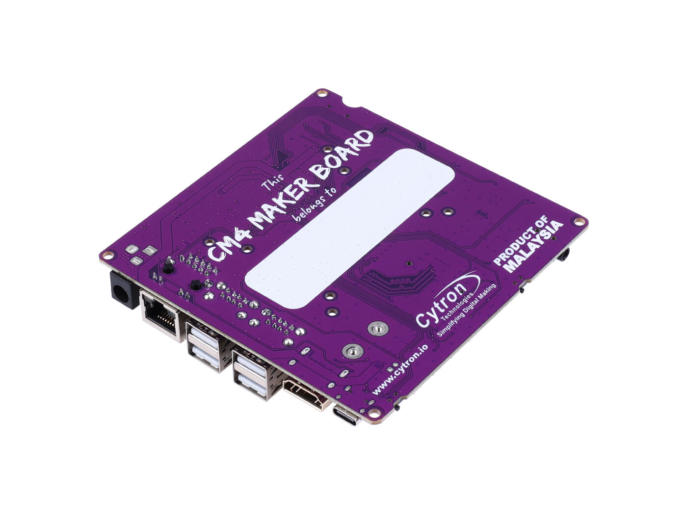 CM4 Maker Board - Gigabit Ethernet, CSI, DSI ekran, 5 Grove portu, M.2 Key M, microSD kart yuvası, JST-SH 4-Ways konektörü - Görsel 4