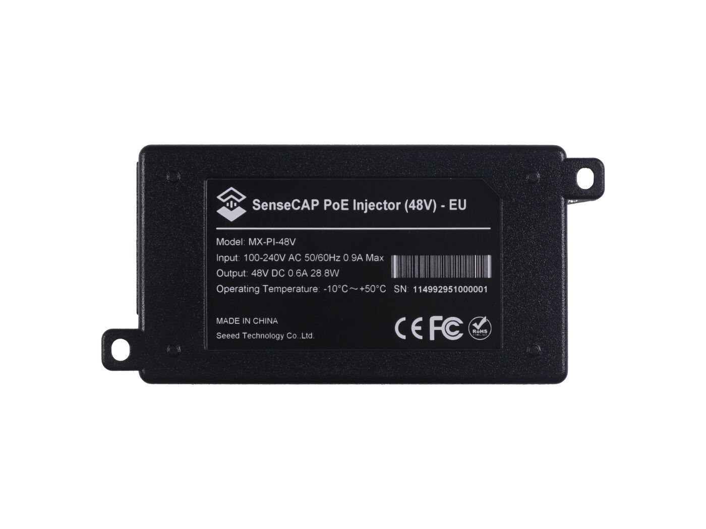 SenseCAP PoE Injector (48V) US, Convert Non-PoE to PoE Adapter - Image 4