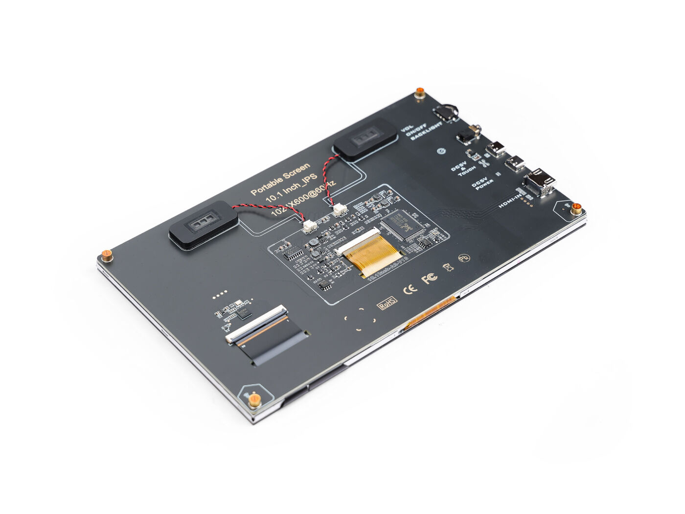 10.1 inch 1024x600 60Hz IPS Capacitive Touch Screen with speakers - Image 5
