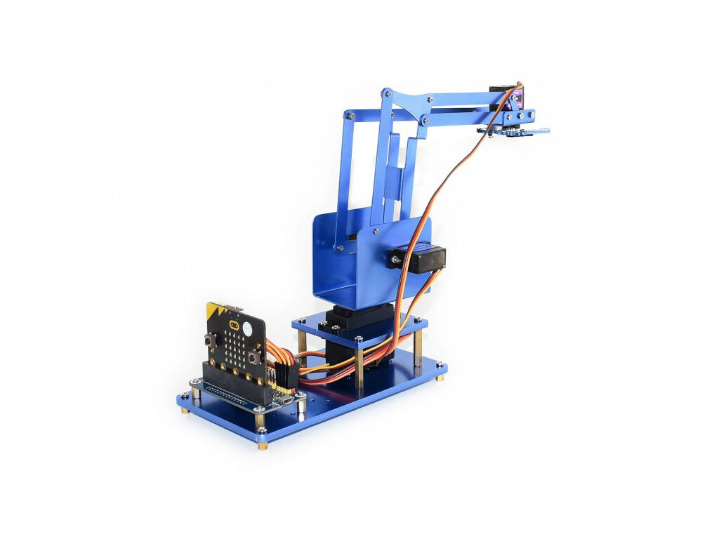 Waveshare 4-DOF Metal Robot Arm Kit for micro:bit, Bluetooth version - Image 3
