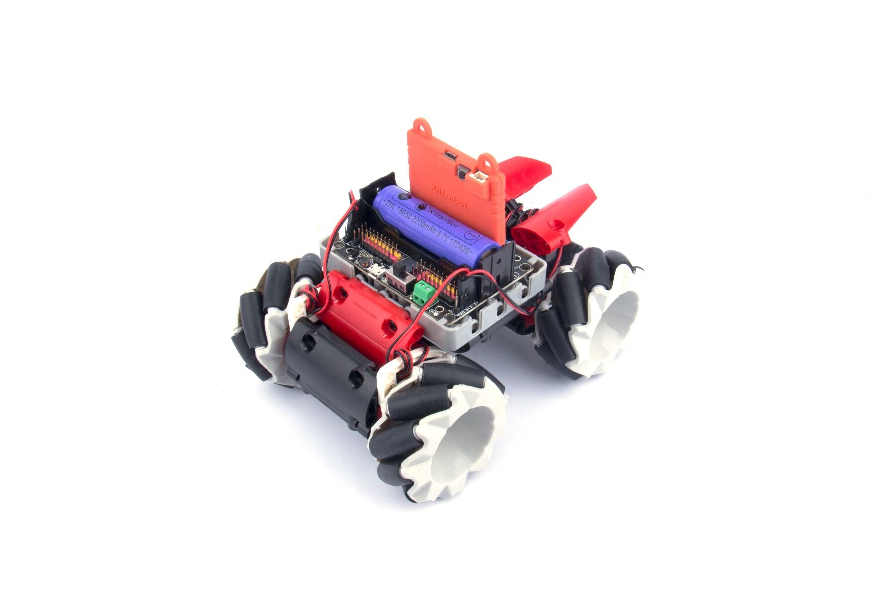 Robot Bit-Mecanum Wheel Car Kit for Micro Bit ,Makecode or Kittenblock-Scratch3 - Image 6