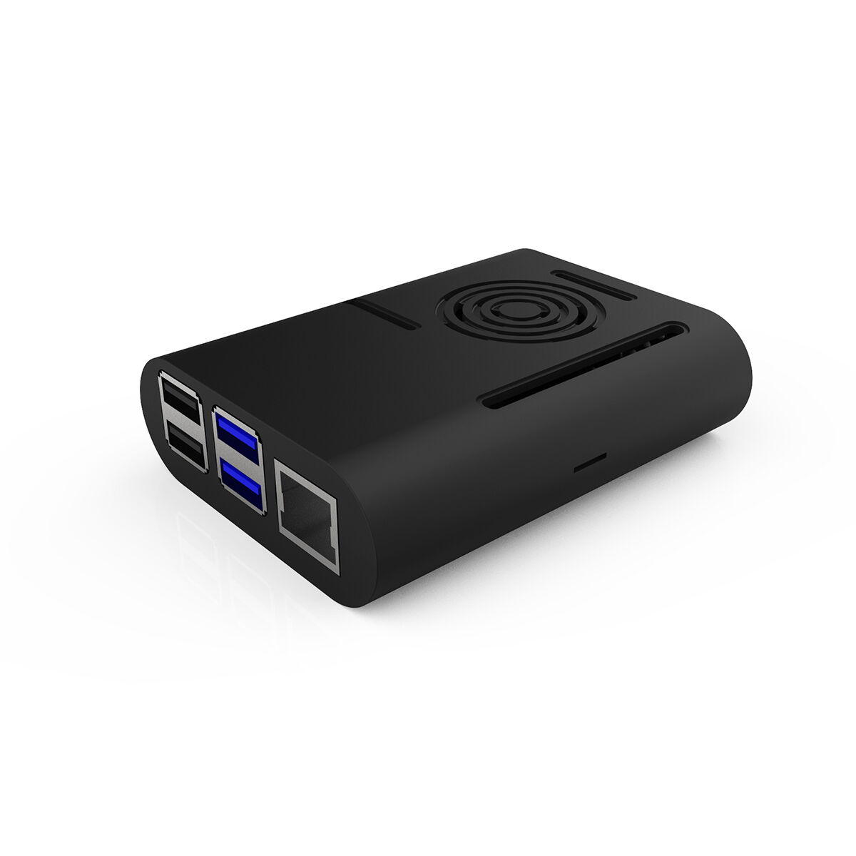 ABS Enclosure Black Case for Raspberry Pi 4 B - Image 4