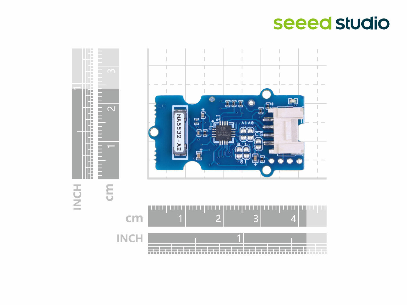 Grove - Lightning Sensor (AS3935) - up to 40km range, programmable parameters, I2C, SPI, support 3.3V and 5.0V power supply - Image 5