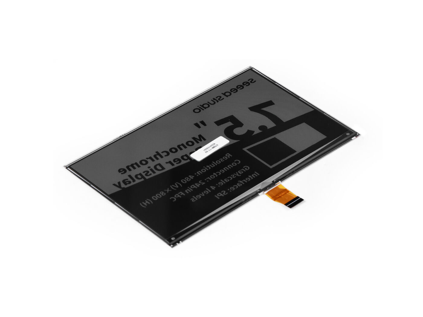 7.5" Monochrome eInk / ePaper Display with 800x480 Pixels, SPI interface, Support XIAO/Arduino - Image 4