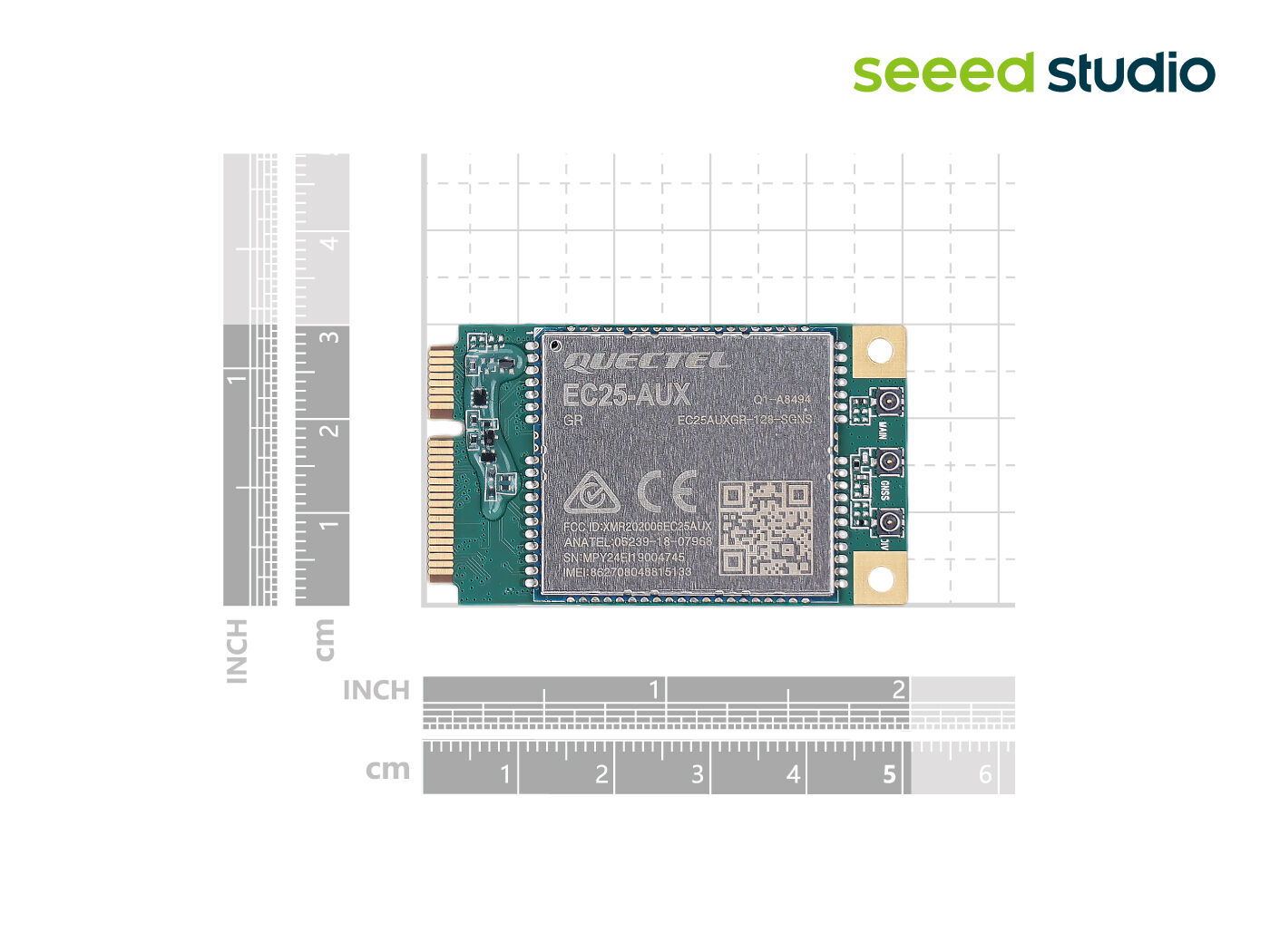 LTE Cat 4 EC25-AUXGR-mini-PCIe - Image 5