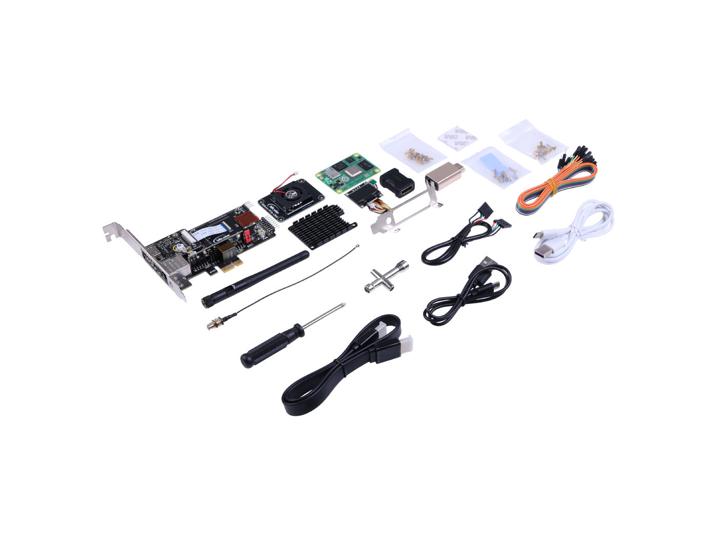 BliKVM Plug-n-Play PCIe- Raspberry Pi CM4, KVM-over-IP, CM4102000 included, easy-to-use, 1920×1080@60Hz Video Output, OLED display, Support both PoE and USB - Image 5
